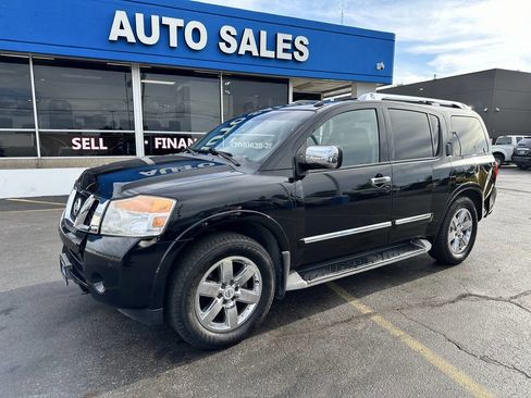 Used 2011 Nissan Armada Platinum w/ 2nd Row Captain Seat Pkg image 3