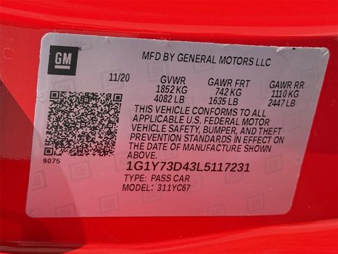 Used 2020 Chevrolet Corvette Stingray Preferred Conv w/ 2LT Preferred Equipment Group image 29