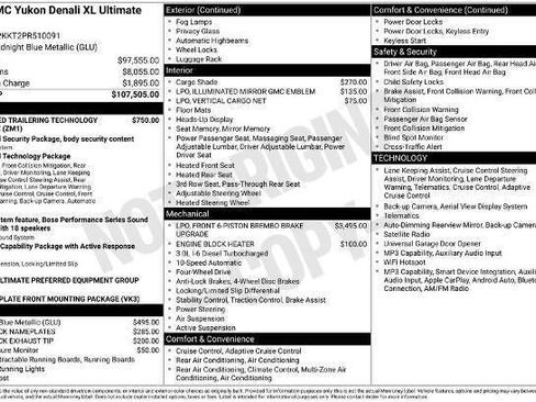 Used 2023 GMC Yukon XL Denali Ultimate AWD/4WD image 35