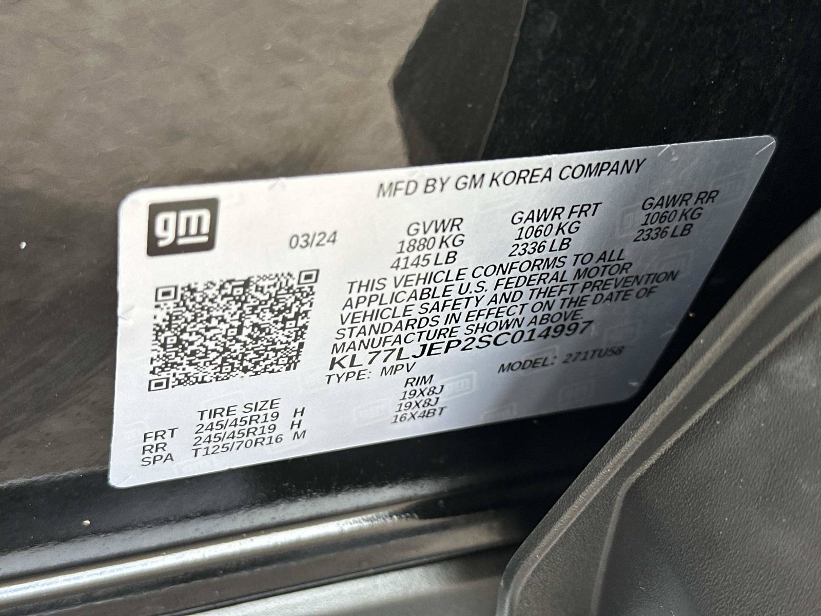 Certified 2025 Chevrolet Trax RS w/ Driver Confidence Package FWD image 17