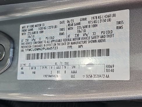 Certified 2023 Ford Escape ST-Line w/ Cold Weather Package FWD image 37