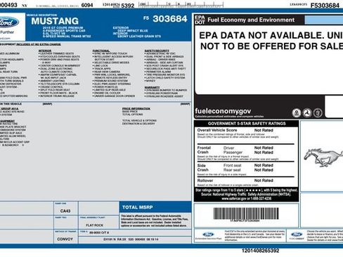 Used 2015 Ford Mustang GT Premium w/ Equipment Group 401A image 37