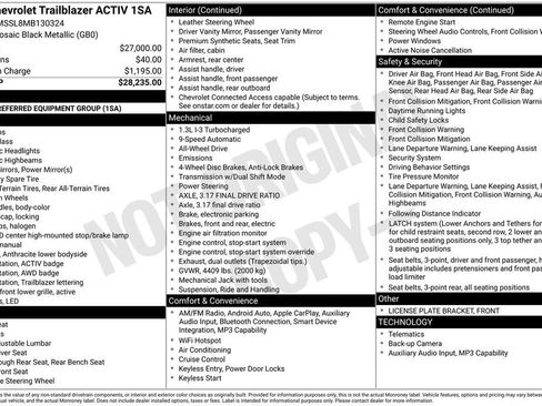 Used 2021 Chevrolet TrailBlazer ACTIV image 8