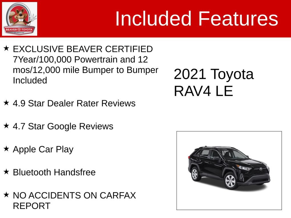 Used 2021 Toyota RAV4 LE FWD image 4