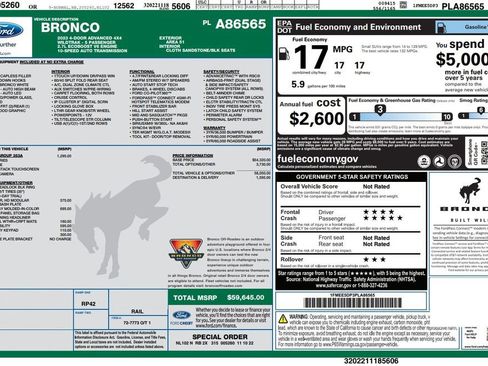 Used 2023 Ford Bronco Wildtrak image 3