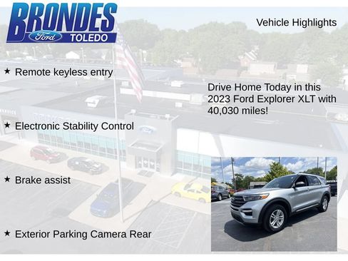 Used 2023 Ford Explorer XLT w/ Equipment Group 202A AWD/4WD image 16