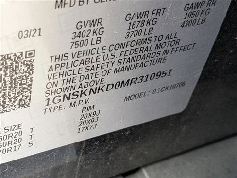 Used 2021 Chevrolet Tahoe LT w/ LT Signature Plus Package image 25