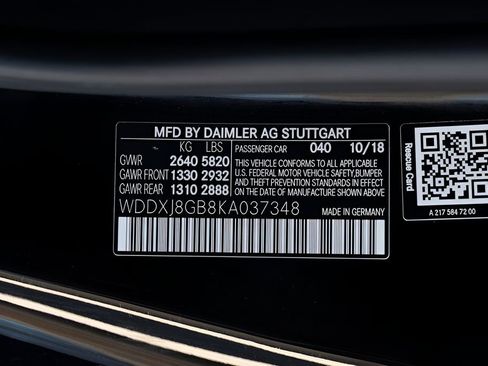 Used 2019 Mercedes-Benz S 560 4MATIC Coupe image 78