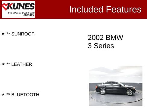 Used 2002 BMW 325i Sedan RWD image 2