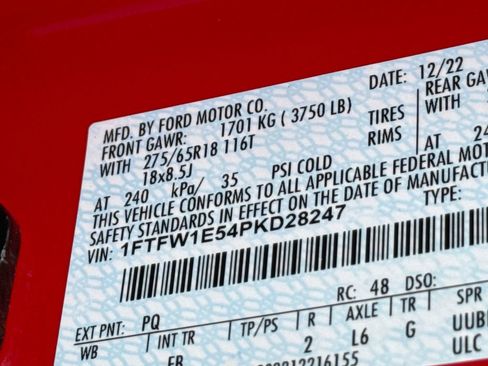 Certified 2023 Ford F150 XLT w/ Equipment Group 302A High image 32