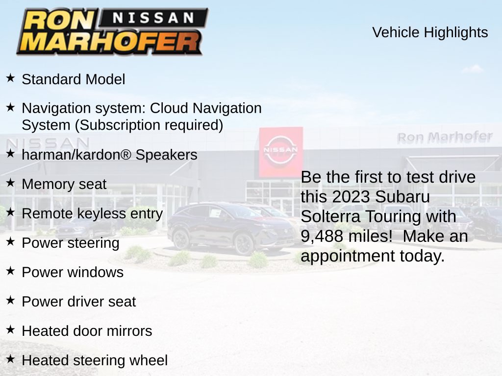 Used 2023 Subaru Solterra AWD image 2