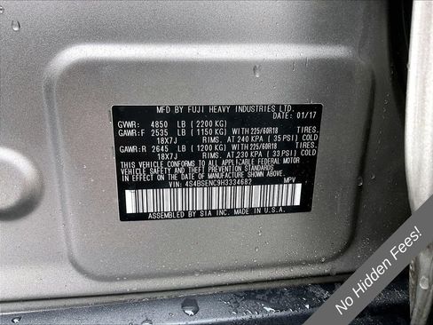 Used 2017 Subaru Outback 3.6R Limited AWD/4WD image 30