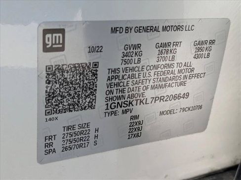 Used 2023 Chevrolet Tahoe High Country AWD/4WD image 16