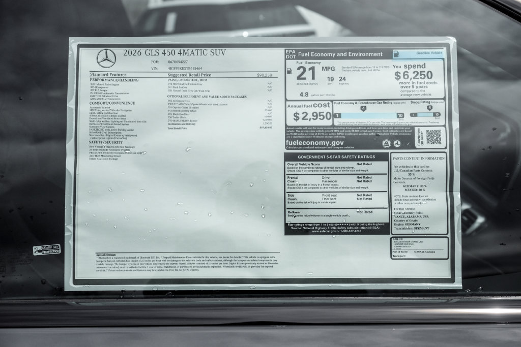 Certified 2026 Mercedes-Benz GLS 450 4MATIC image 27