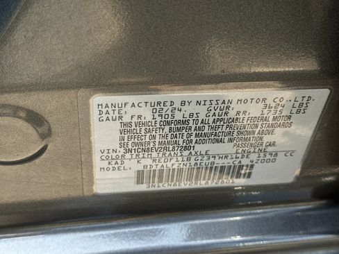 Used 2024 Nissan Versa SV FWD image 25