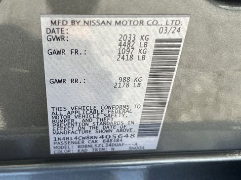 Used 2024 Nissan Altima 2.5 SR w/ SR Premium Package AWD/4WD image 30
