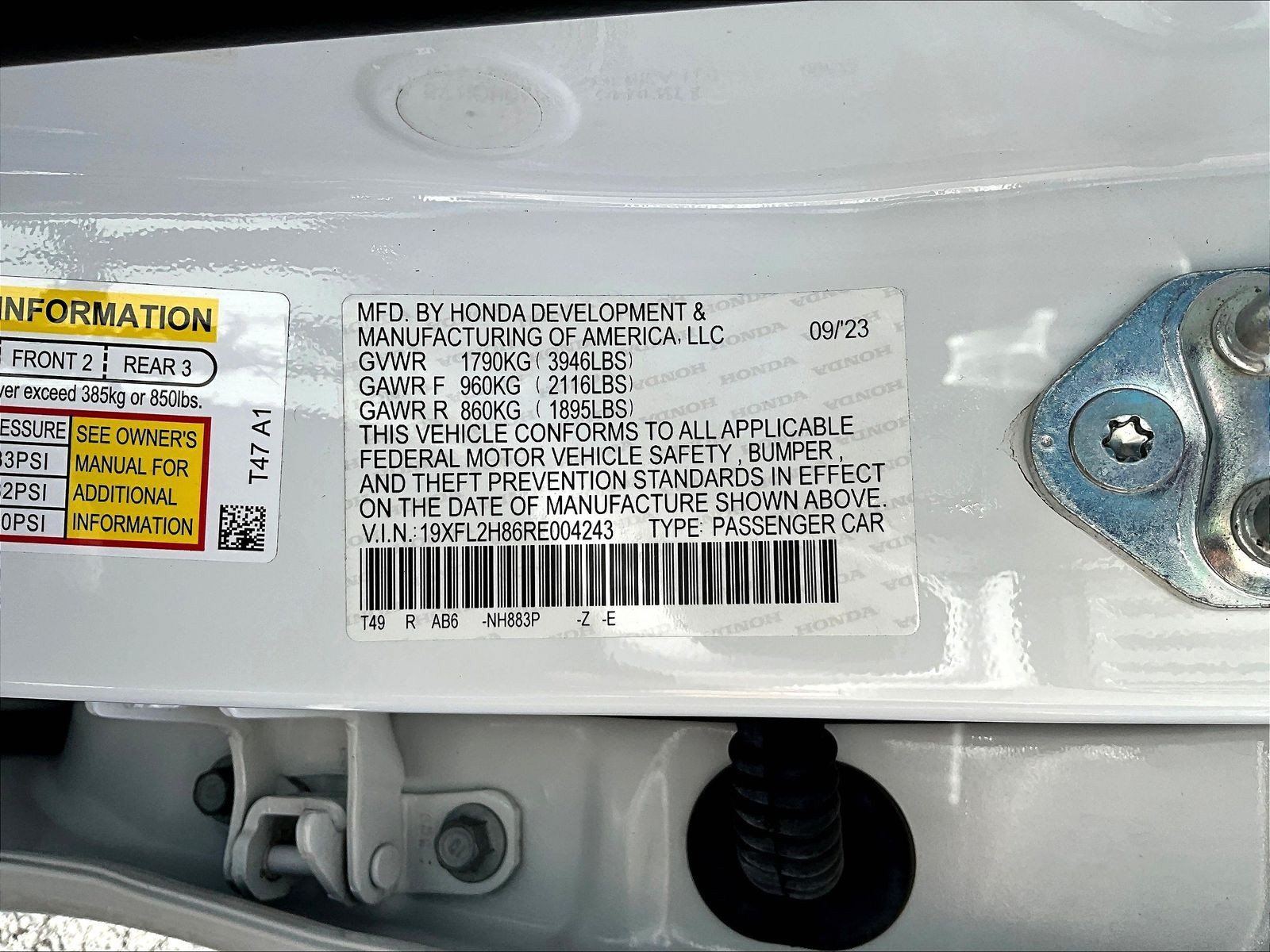 Certified 2024 Honda Civic Sport image 18