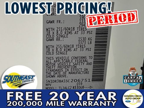 Used 2025 Nissan Pathfinder SV image 73