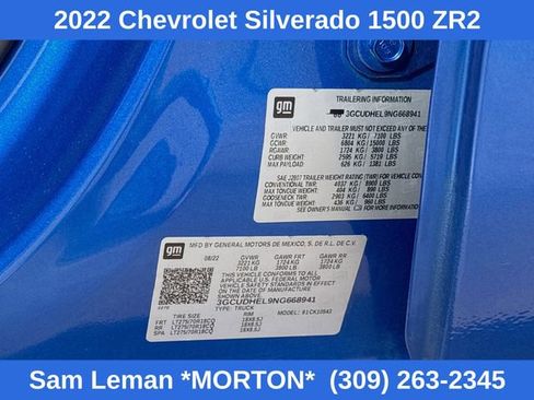 Used 2022 Chevrolet Silverado 1500 ZR2 w/ Technology Package image 34