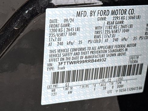 New 2024 Ford Maverick Tremor w/ Tremor Off-Road Package image 27