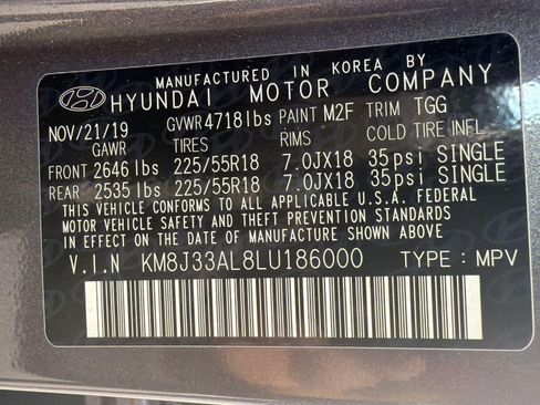 Used 2020 Hyundai Tucson SEL FWD image 17