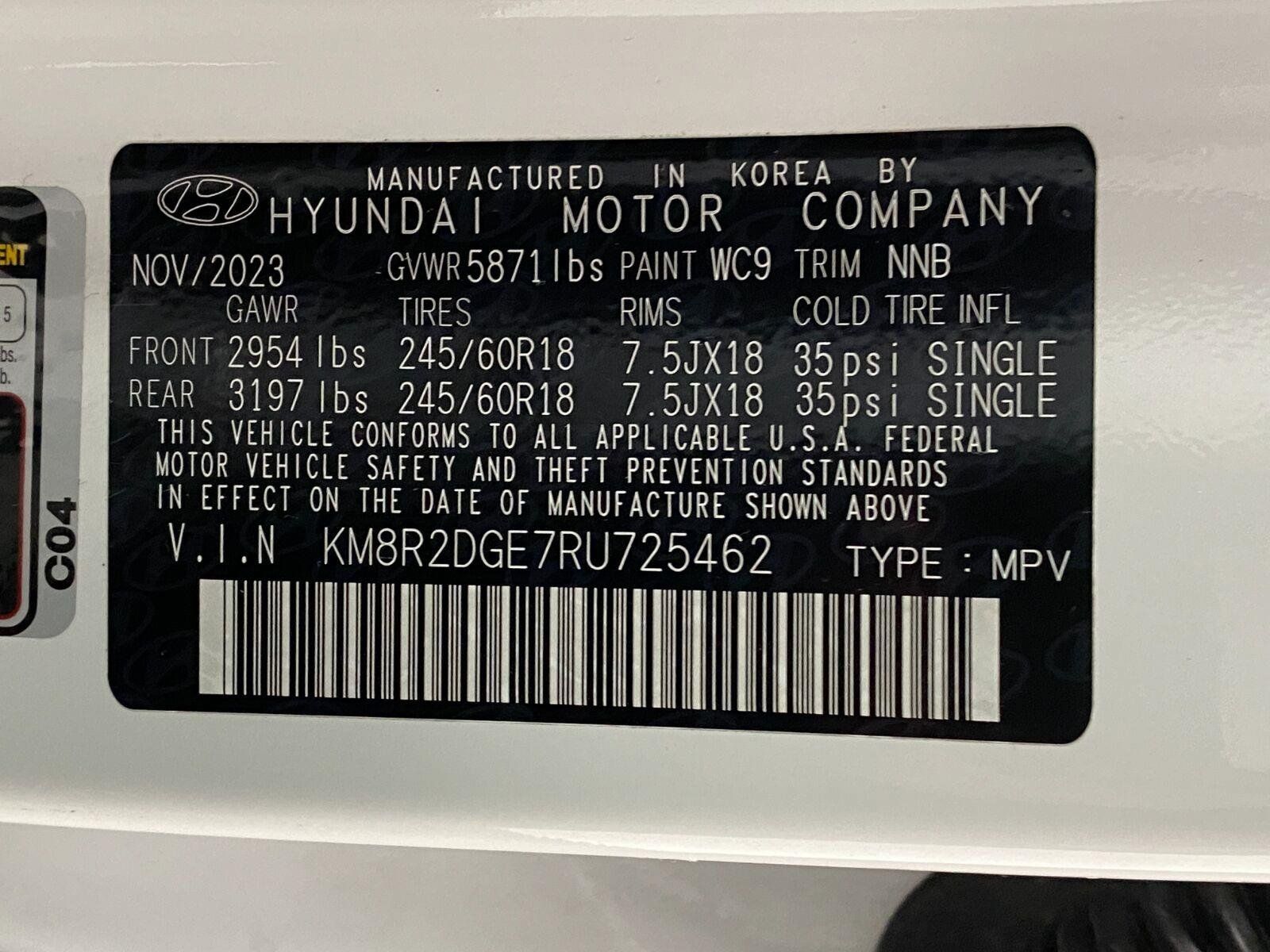 Certified 2024 Hyundai Palisade SEL AWD/4WD image 33