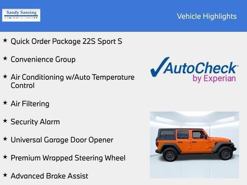 New 2025 Jeep Wrangler Sport S image 7