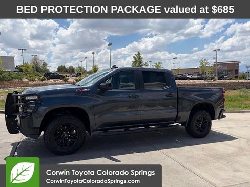 Used 2021 Chevrolet Silverado 1500 LT Trail Boss w/ Bed Protection Package AWD/4WD image 4