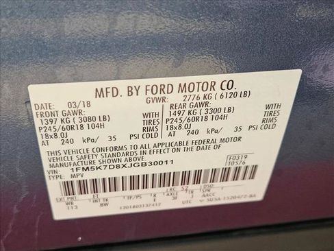 Used 2018 Ford Explorer XLT FWD image 23
