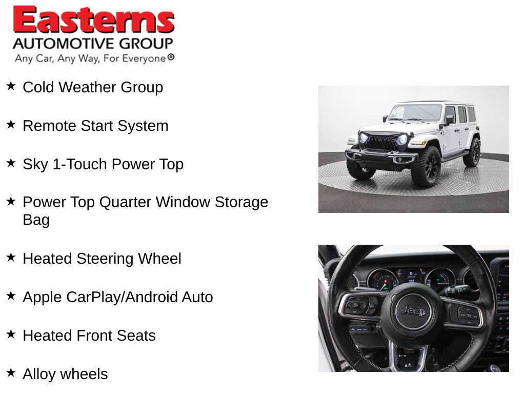 Used 2022 Jeep Wrangler Unlimited Sahara w/ Cold Weather Group AWD/4WD image 13