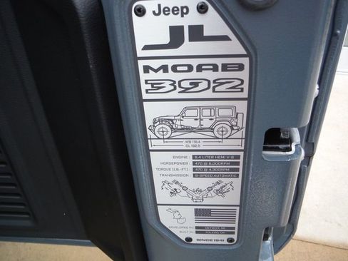 New 2026 Jeep Wrangler Unlimited Rubicon 392 w/ Quick Order Package 27X Moab AWD/4WD image 61