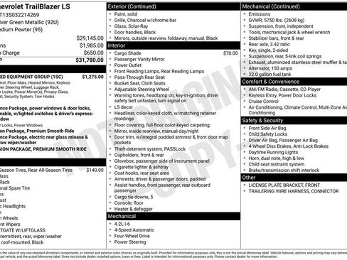 Used 2003 Chevrolet TrailBlazer LS w/ Preferred Equipment Group AWD/4WD image 30