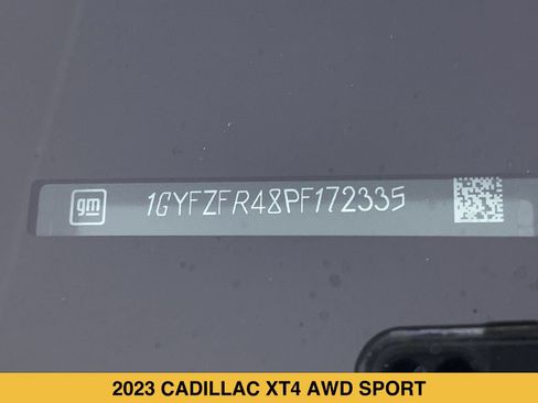 Certified 2023 Cadillac XT4 Sport AWD/4WD image 15