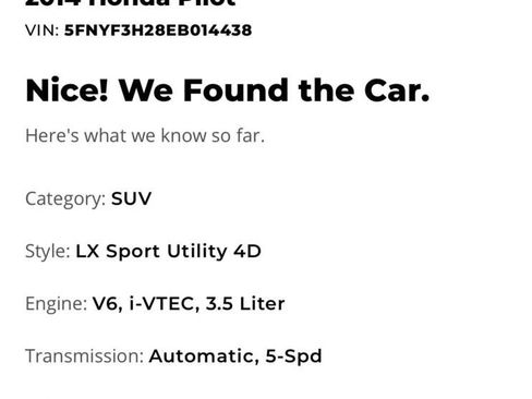 Used 2014 Honda Pilot LX image 3