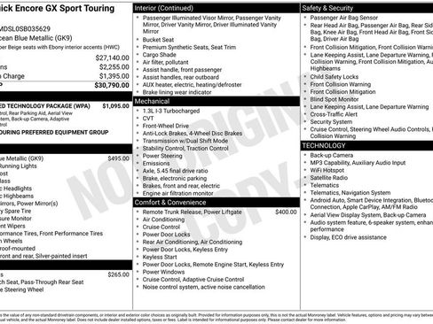 Used 2025 Buick Encore GX Sport Touring w/ Advanced Technology Package FWD image 2