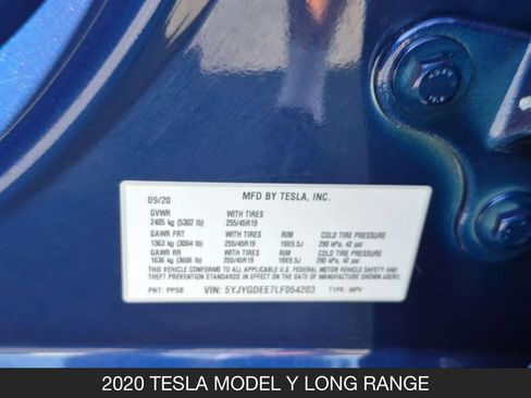 Used 2020 Tesla Model Y Long Range AWD/4WD image 26