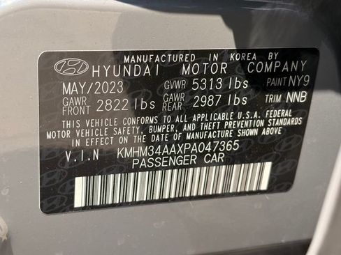 Used 2023 Hyundai Ioniq 6 SEL w/ Cargo Package RWD image 24