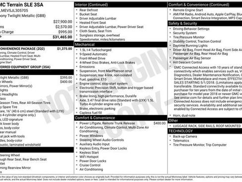 Used 2018 GMC Terrain SLE w/ Driver Convenience Package image 10