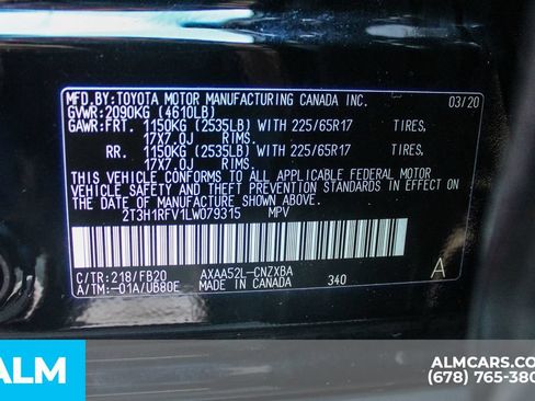 Used 2020 Toyota RAV4 LE w/ All Weather Liner Package FWD image 38