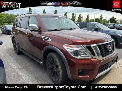 Used 2017 Nissan Armada Platinum w/ Captain Seat Package AWD/4WD image 1