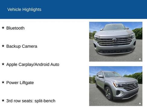 Used 2025 Volkswagen Atlas SE FWD image 2