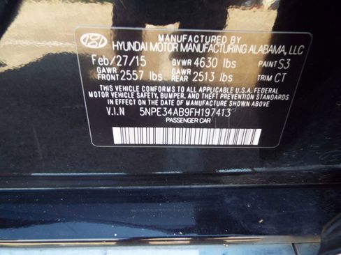 Used 2015 Hyundai Sonata Limited 2.0T FWD image 31