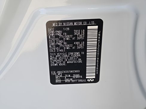 New 2026 INFINITI QX80 Autograph AWD/4WD image 24