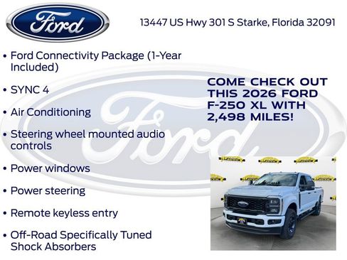 New 2026 Ford F250 XL w/ STX Appearance Package image 25