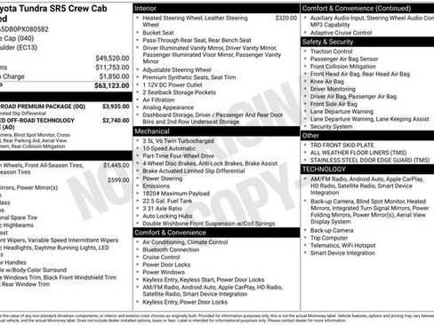 Used 2023 Toyota Tundra SR5 w/ TRD Off-Road Premium Package image 5