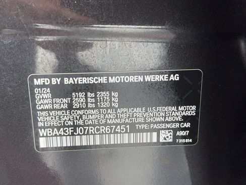 Used 2024 BMW 530i w/ Premium Package RWD image 55