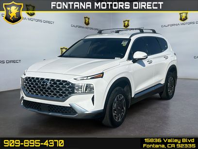 Used 2021 Hyundai Santa Fe Blue