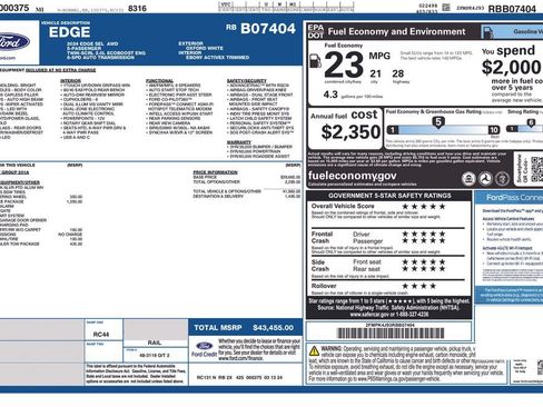 Used 2024 Ford Edge SEL w/ Convenience Package AWD/4WD image 35