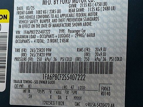 New 2025 Ford Mustang GT Premium image 31