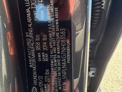 Used 2022 Hyundai Elantra SEL w/ Convenience + Premium Package FWD image 33
